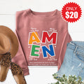 Amen Sweatshirt - Heather Mauve - 20 product image 1