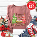 O Come Let Us Adore Him Sweatshirt - Heather Mauve - 20 product image 1