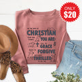 Be The Kind Of Christian Sweatshirt - Heather Mauve - 20 product image 1