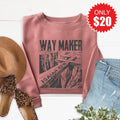 Way Maker Sweatshirt - Heather Mauve - 20 product image 1