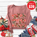 Reindeers Sweatshirt - Heather Mauve - 20 product image 1