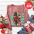 Christmas Cross Sweatshirt - Heather Mauve - 20 product image 1