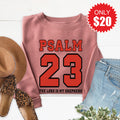 Psalm 23 Sweatshirt - Heather Mauve - 20 product image 1