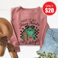 I'm A Delight Sweatshirt - Heather Mauve - 20 product image 1