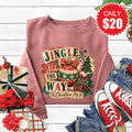 Jingle All The Way Sweatshirt - Heather Mauve - 20 product image 1