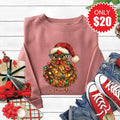 Christmas Chicken Sweatshirt - Heather Mauve - 20 product image 1