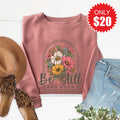 Be Still And Know Sweatshirt - Heather Mauve - 20 product image 1