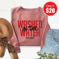 Washed In The Water Sweatshirt - Heather Mauve - 20 product image 1