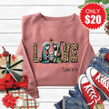 Love Came Down Sweatshirt - Heather Mauve - 20 product image 1