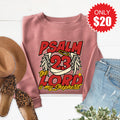 Psalm 23 Sweatshirt - Heather Mauve - 20 product image 1