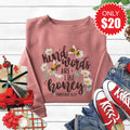 Kind Words Sweatshirt - Heather Mauve - 20 product image 1