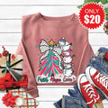 Faith Hope Love Snowman Sweatshirt - Heather Mauve - 20 product image 1