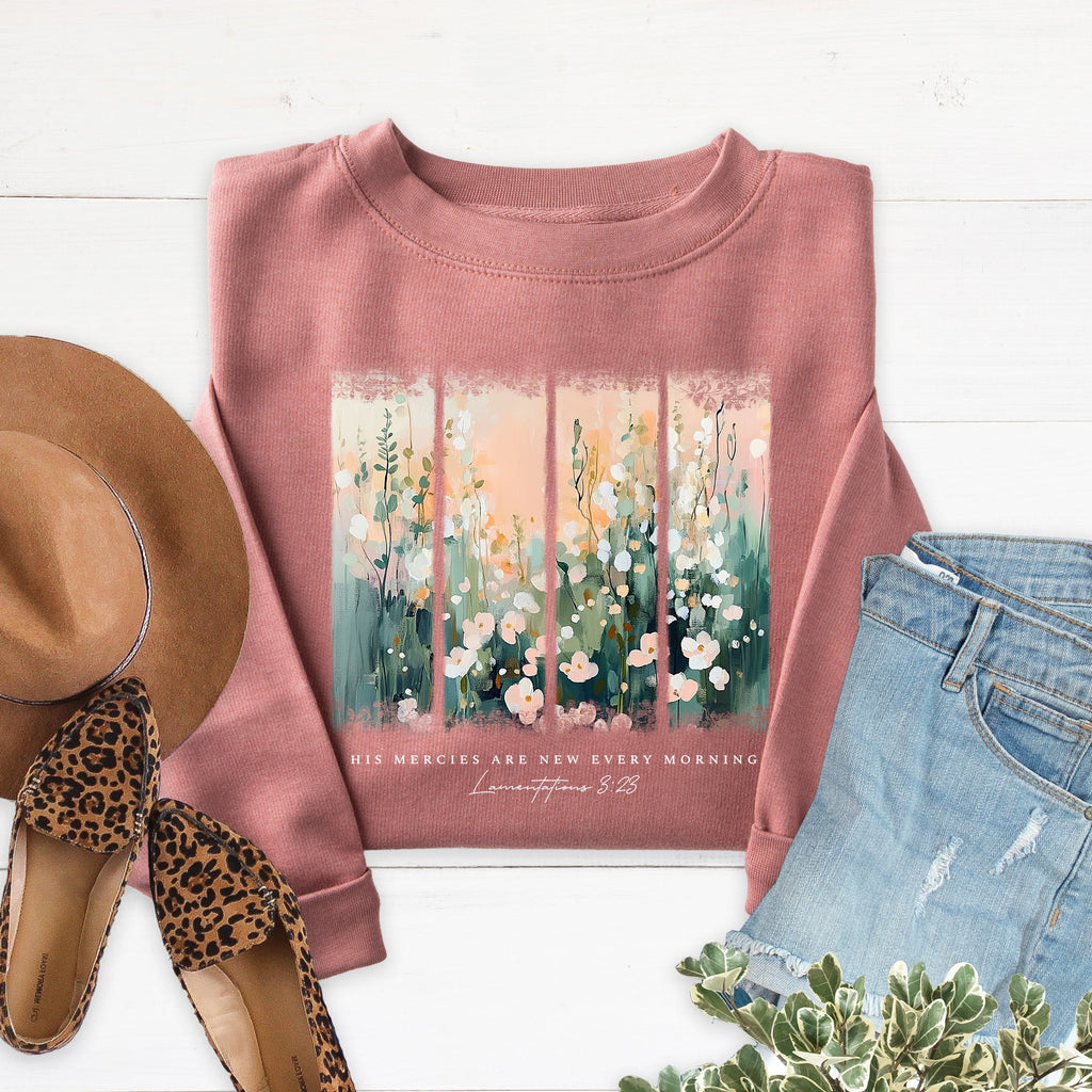 His Mercies Crewneck Sweatshirt product image 2