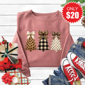 Leopard Christmas Trees Sweatshirt - Heather Mauve - 20 product image 1