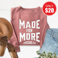 Made For More Sweatshirt - Heather Mauve - 20 product image 1