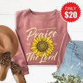 Praise The Lord Sweatshirt - Heather Mauve - 20 product image 1