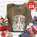 O Come Church Sweatshirt - Heather Olive - 20 product image 1