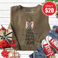 Let Us Adore Him Sweatshirt - Heather Olive - 20 product image 1