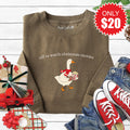 Christmas Movies Sweatshirt - Heather Olive - 20 product image 1
