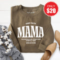 Keep Faith Mama Sweatshirt - Heather Olive - 20 product image 1