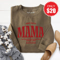 Keep Faith Mama Sweatshirt - Heather Olive - 20 product image 1