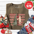 ‘Tis The Season & Reason Sweatshirt - Heather Olive - 20 product image 1