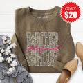 Worship Sweatshirt - Heather Olive - 20 product image 1