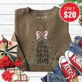 Let Us Adore Him Sweatshirt - Heather Olive - 20 product image 1