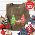 O Come Let Us Adore Him Sweatshirt - Heather Olive - 20 product image 1