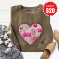 Let All You Do Sweatshirt - Heather Olive - 20 product image 1