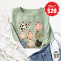 Chickens Sweatshirt - Heather Sage - 20 product image 1