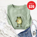 Jesus Said No Sweatshirt - Heather Sage - 20 product image 1