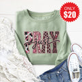 Just Pray Sweatshirt - Heather Sage - 20 product image 1