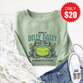 Dilly Dally Sweatshirt - Heather Sage - 20 product image 1