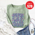 Pray Wait Trust Sweatshirt - Heather Sage - 20 product image 1