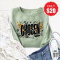 Chosen Not Random Sweatshirt - Heather Sage - 20 product image 1