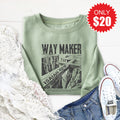 Way Maker Sweatshirt - Heather Sage - 20 product image 1