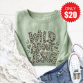 Wild About Jesus Sweatshirt - Heather Sage - 20 product image 1
