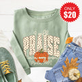 I Will Praise Him Sweatshirt - Heather Sage - 20 product image 1