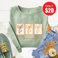 Grateful, Thankful, Blessed Sweatshirt - Heather Sage - 20 product image 1