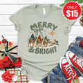Merry and Bright Tee - Heather Sage - 15 product image 1