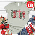 Merry Christmas Tee - Heather Sage - 15 product image 1