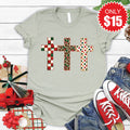 Christmas Crosses Tee - Heather Sage - 15 product image 1