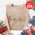 Christmas Bears Sweatshirt - Heather Sand - 20 product image 1