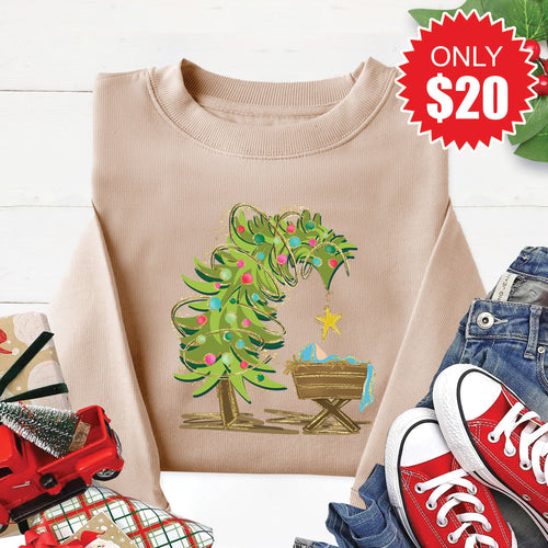 A Thrill of Hope Sweatshirt - Heather Sand - 20 product image 1