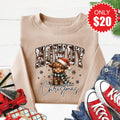 Howdy Christmas Sweatshirt - Heather Sand - 20 product image 1