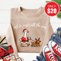 Jingle All The Way Sweatshirt - Heather Sand - 20 product image 1