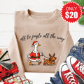 Jingle All The Way Sweatshirt - Heather Sand - 20 product image 1