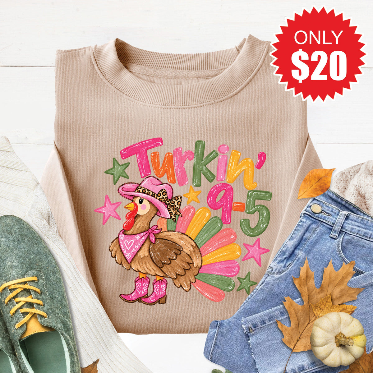 Turkin Sweatshirt - Heather Sand - 20 product image 1