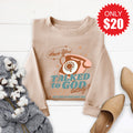 Talked To God Sweatshirt - Heather Sand - 20 product image 1
